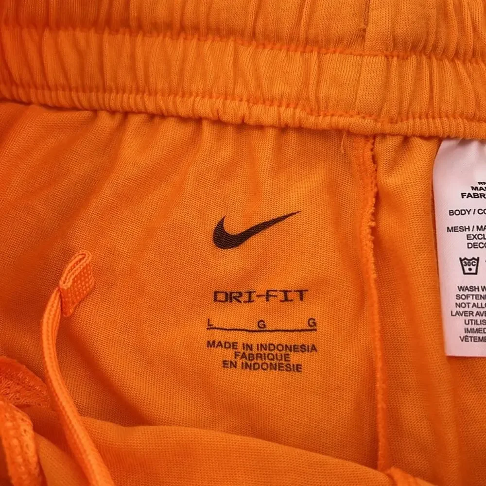 Nike Loose Fit Dri-Fit Kid's Shorts - Orange - Large - NWT